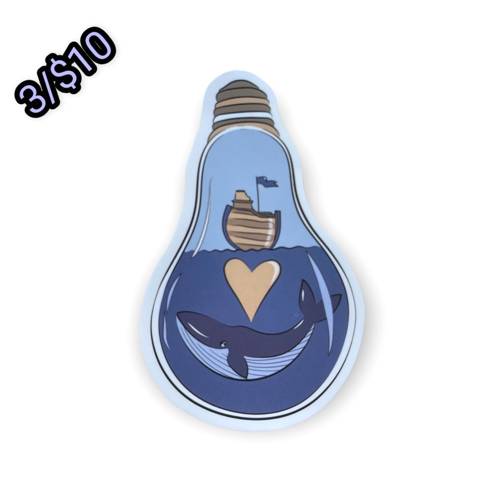✨3/$10✨ Whale Sticker